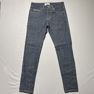 Naked & Famous Jeans Mens 32 Super Guy Left Hand Twill Selvedge Raw Denim Button